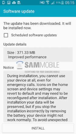 Galaxy S5 Lollipop