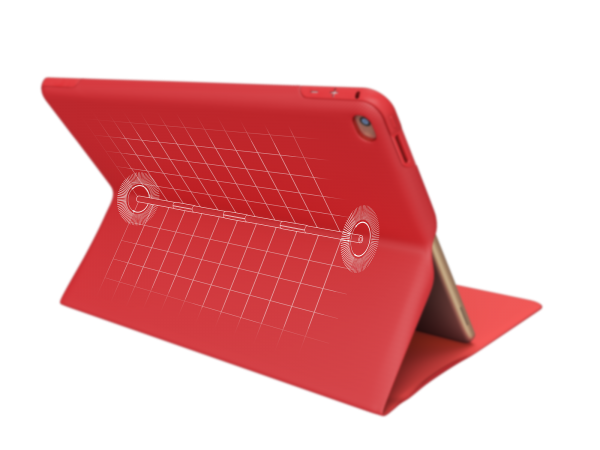 CREATE Any-Angle Case Hinge Red