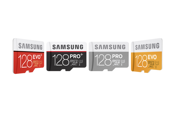 3) 128GB micro SDXC all Line-up