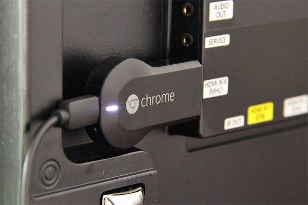 Chromecast-plugged
