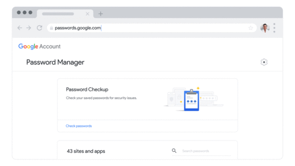 Google jelszóellenőrzés