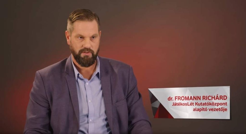 dr. Fromann Richárd, a NetCoGame JátékosLét Kutatóközpont alapítója