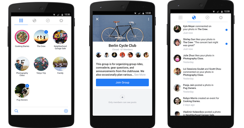 Facebook-Groups-App