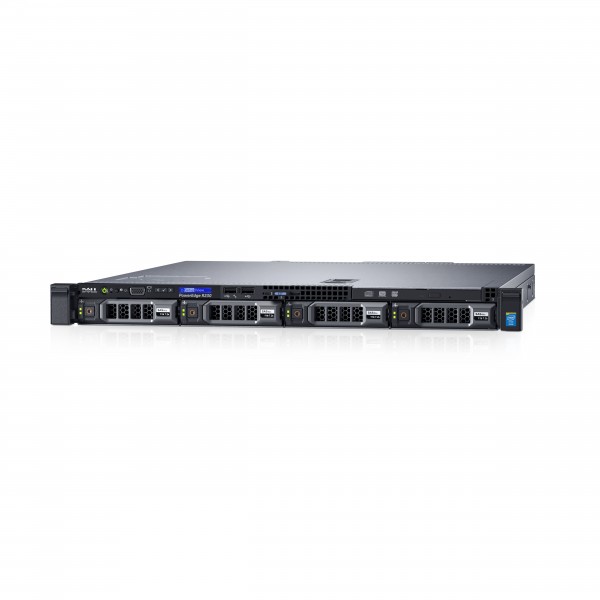 Dell PowerEdge R230 (Seaspray) rack server, lcd model with 4 x 3.5" HDD configuration.