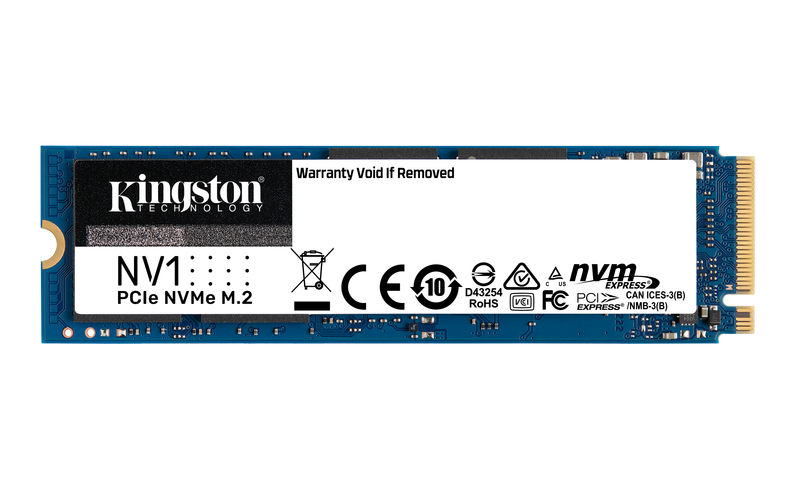 Kingston Introduces NV1e NVDe SSD for Laptops and Small PCs