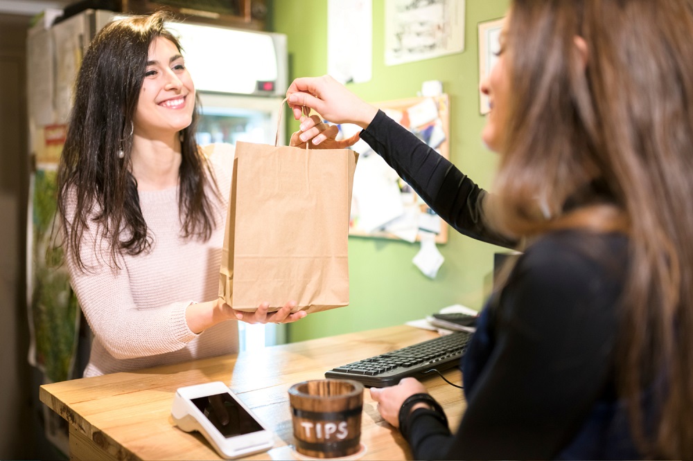 kézműves papírzacskó