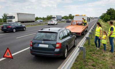 Autómentés autópályán