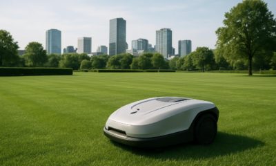professzionális zöldterület-gondozás robotfűnyíró